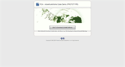 Desktop Screenshot of pca.adventureworkscube.prototype.pcapps.com