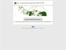Tablet Screenshot of pca.adventureworkscube.prototype.pcapps.com